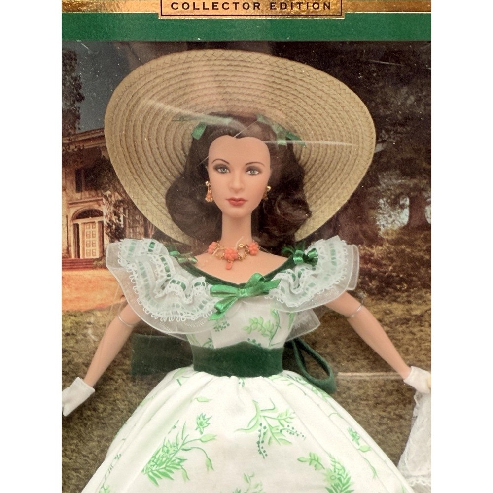 2001 Scarlett O' Hara Gone With The‎ Wind Barbie Doll BBQ @ Twelve Oaks #29910 - Picture 2 of 3